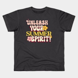 Unleash your summer spirit Kids T-Shirt